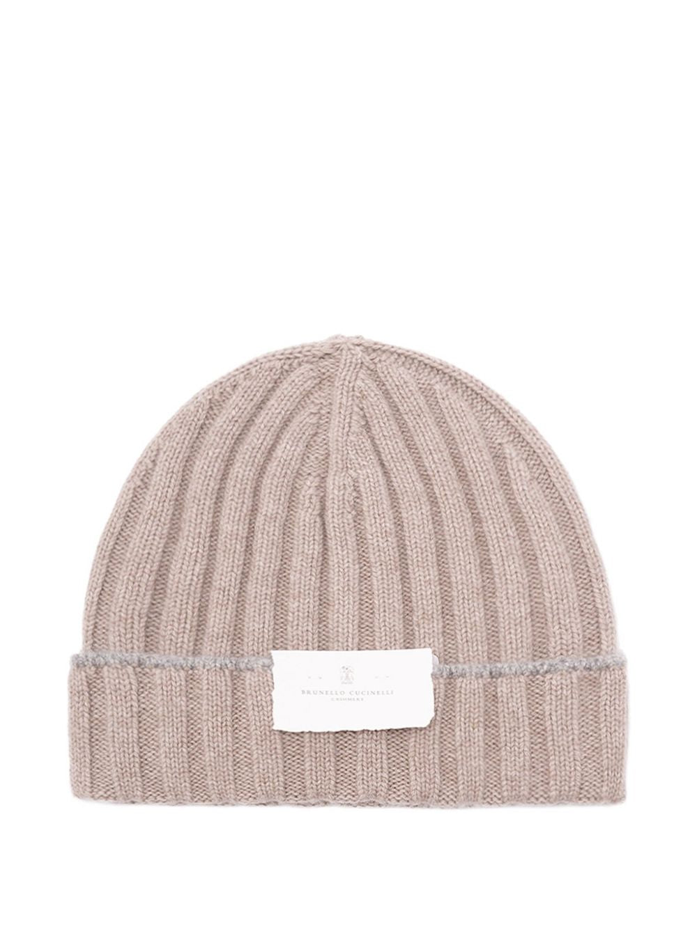 Brunello Cucinelli Cashmere Rib Knit Beanie