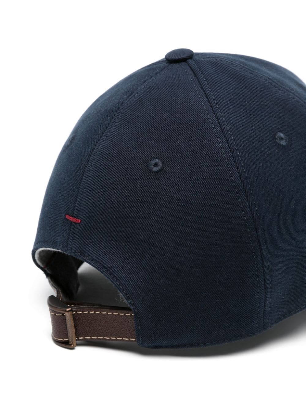 Brunello Cucinelli Suede baseball cap with embroidered logo