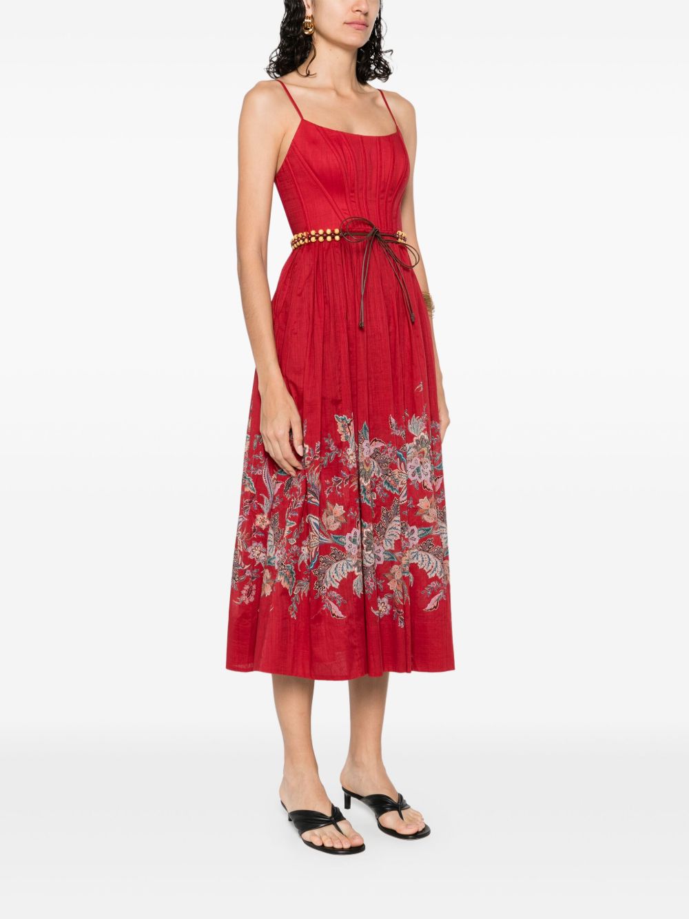 Zimmermann Floral-print midi dress
