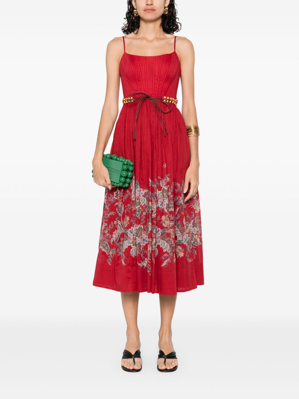 Zimmermann Floral-print midi dress