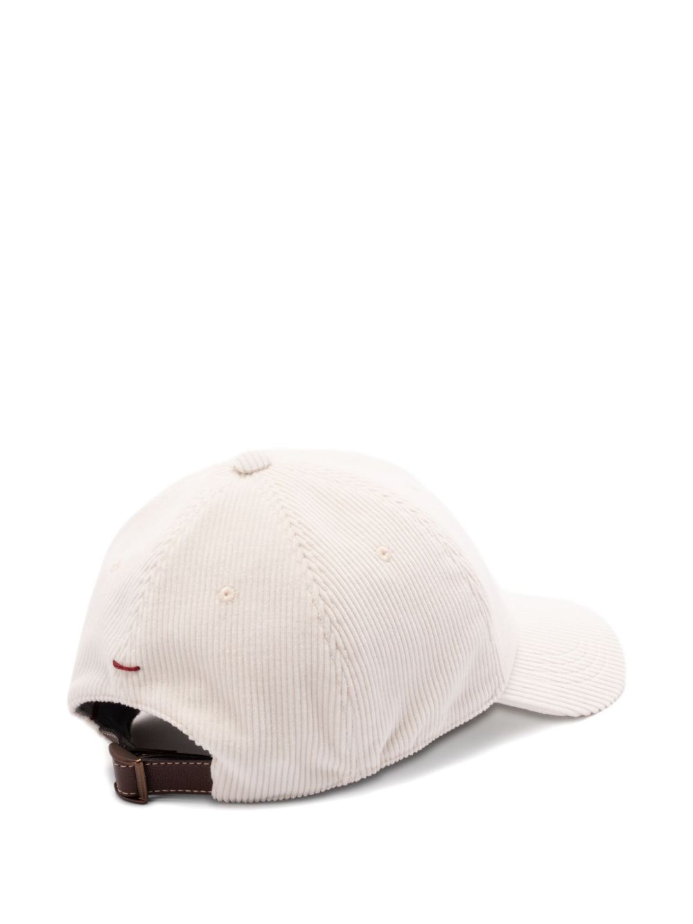 Brunello Cucinelli Baseball hat in comfortable cotton and cashmere corduroy with embroidered logo