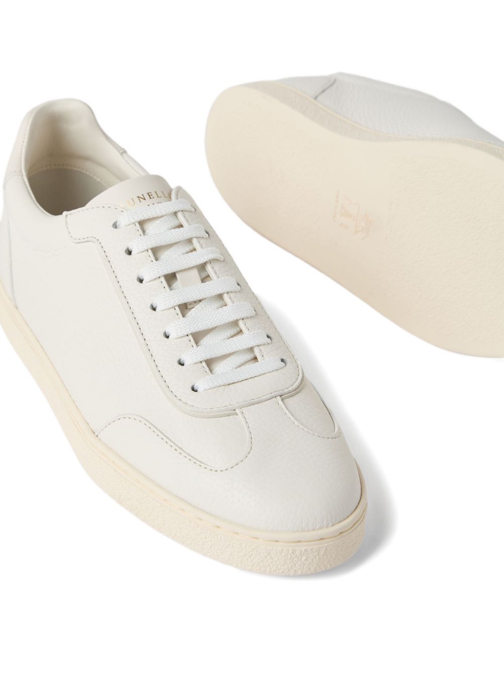 Brunello Cucinelli Deer grain sneakers
