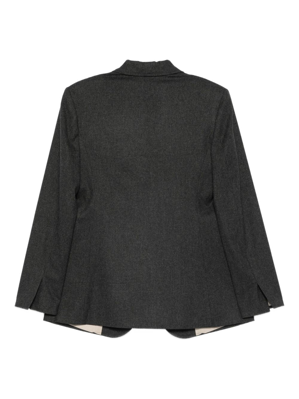 Alysi Flannel single-breasted jacket