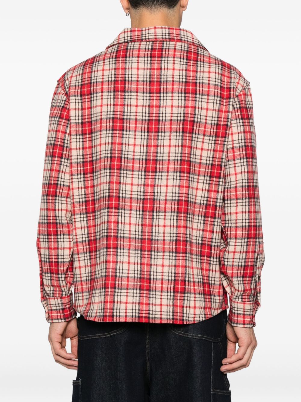Emporio Armani Checked wool shirt