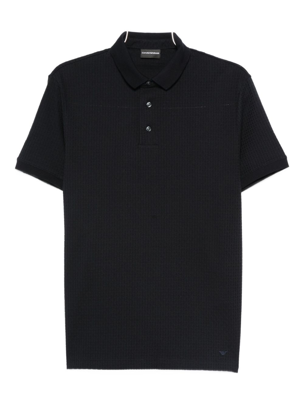 Emporio Armani Short-sleeved cotton polo shirt