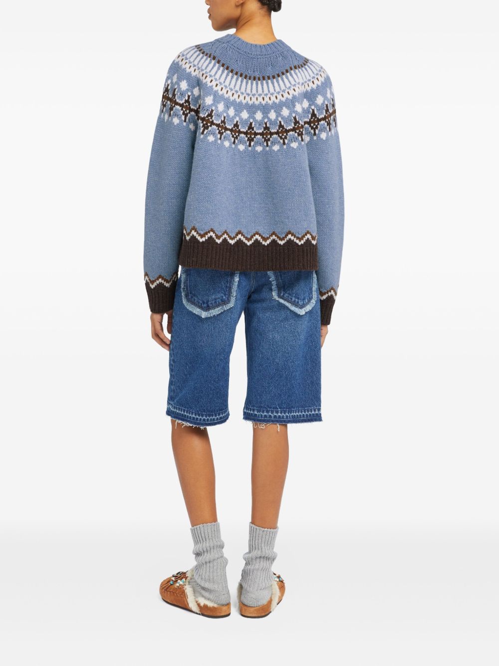 Alanui Sweaters Clear Blue