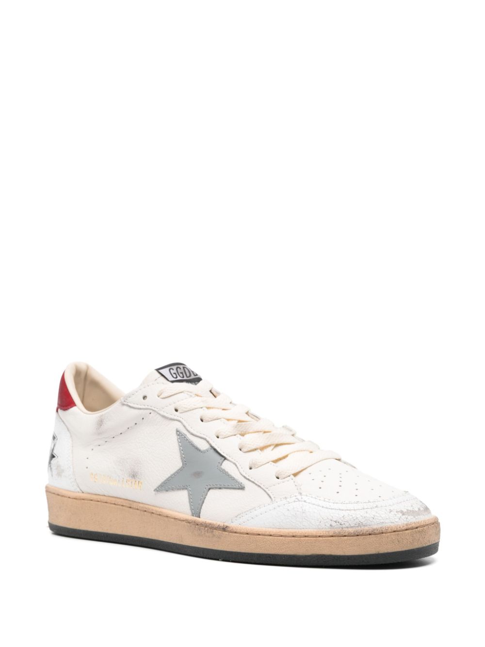 Golden Goose Ball Star LTD in nappa with laminated leather star and suede heel tab