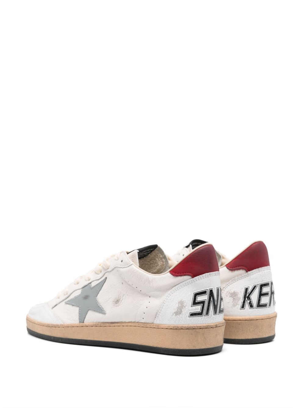 Golden Goose Ball Star LTD in nappa with laminated leather star and suede heel tab