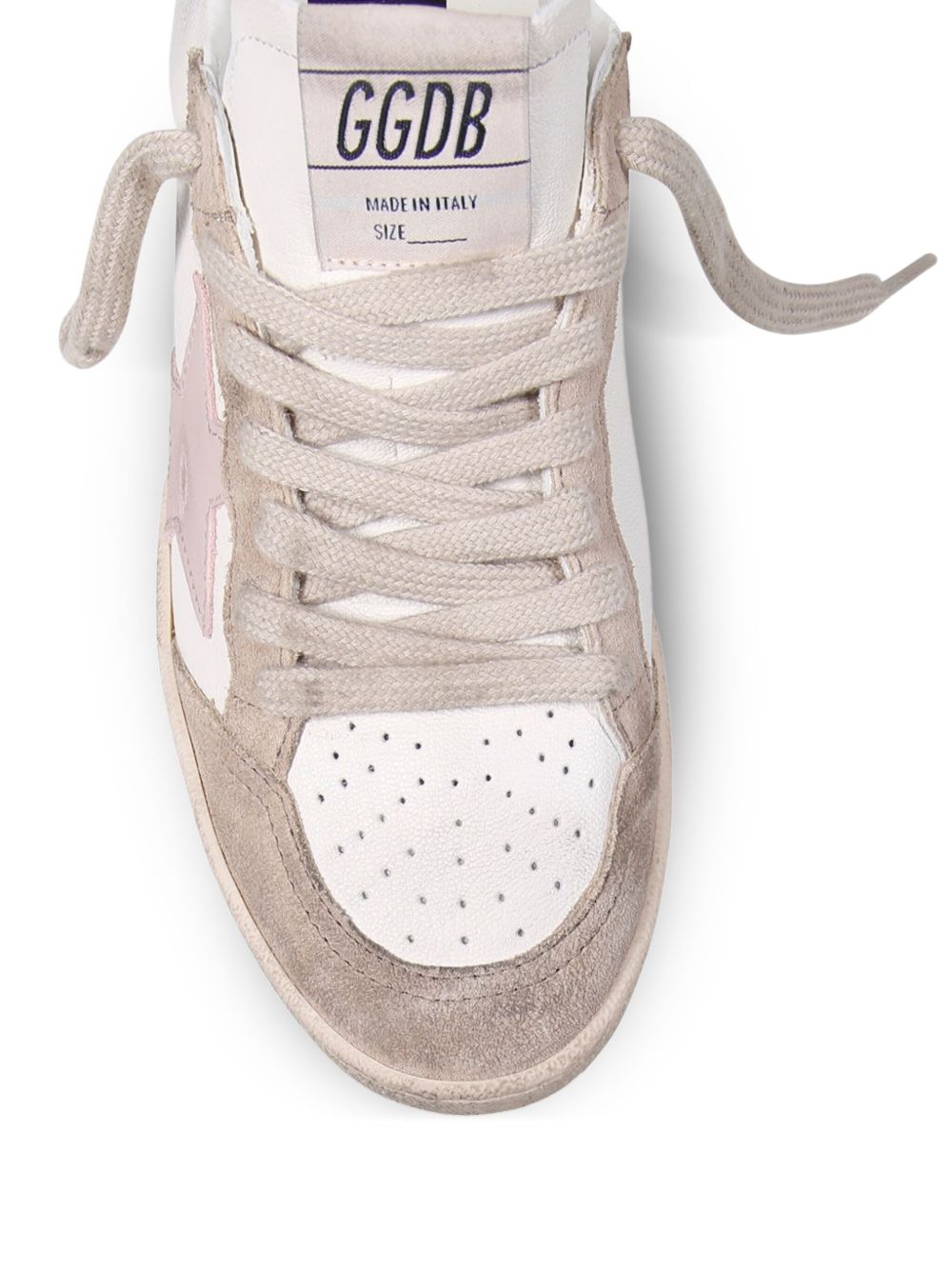 Golden Goose Ball Star suede-insert sneakers