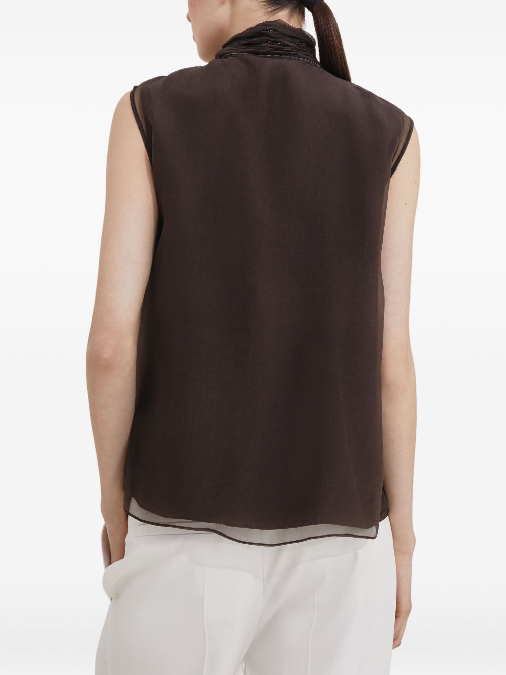 Brunello Cucinelli Top Brown