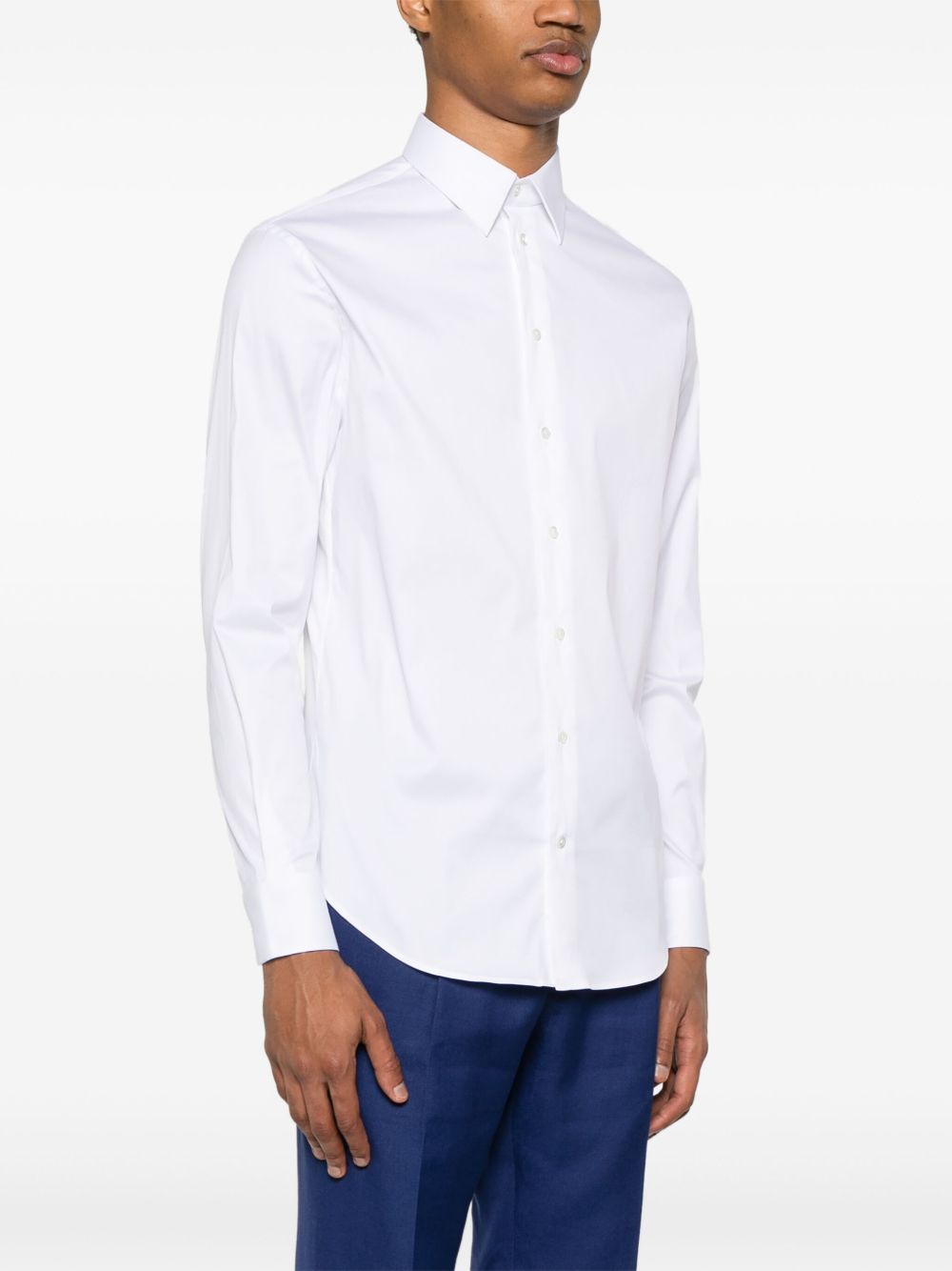 Emporio Armani Logo-embroidered shirt