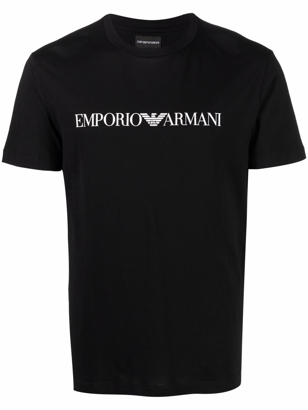 Emporio Armani Pima jersey T-shirt with logo print