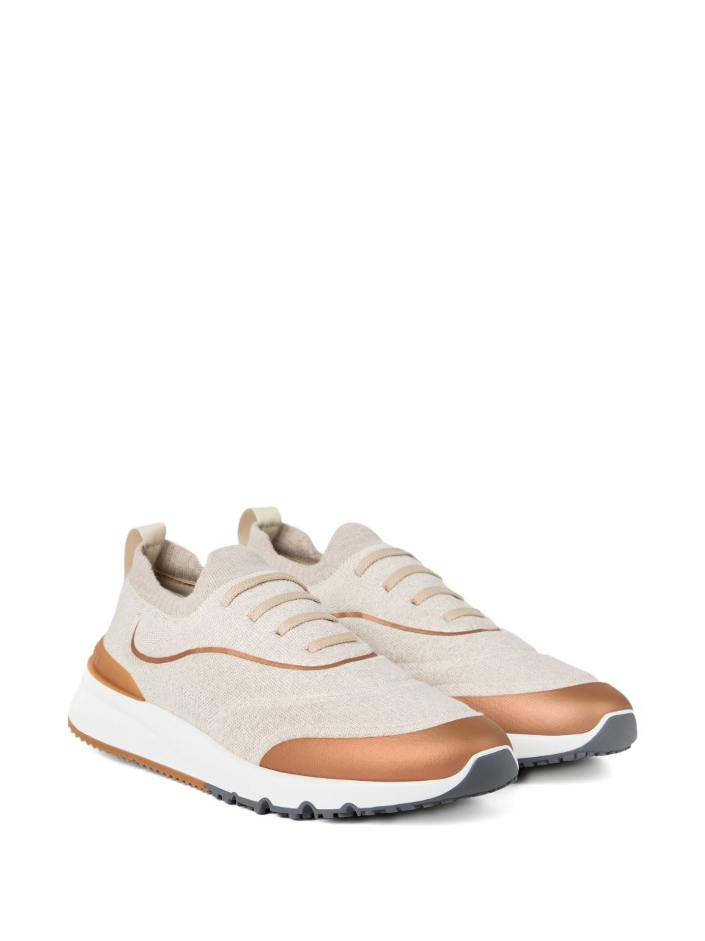 Brunello Cucinelli Techno cotton knit runners