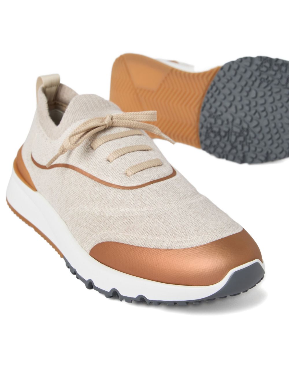 Brunello Cucinelli Techno cotton knit runners