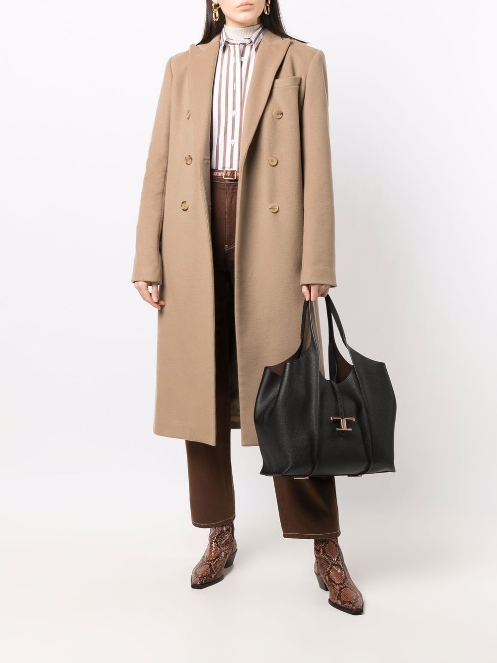 Tod's Logo-plaque tote bag