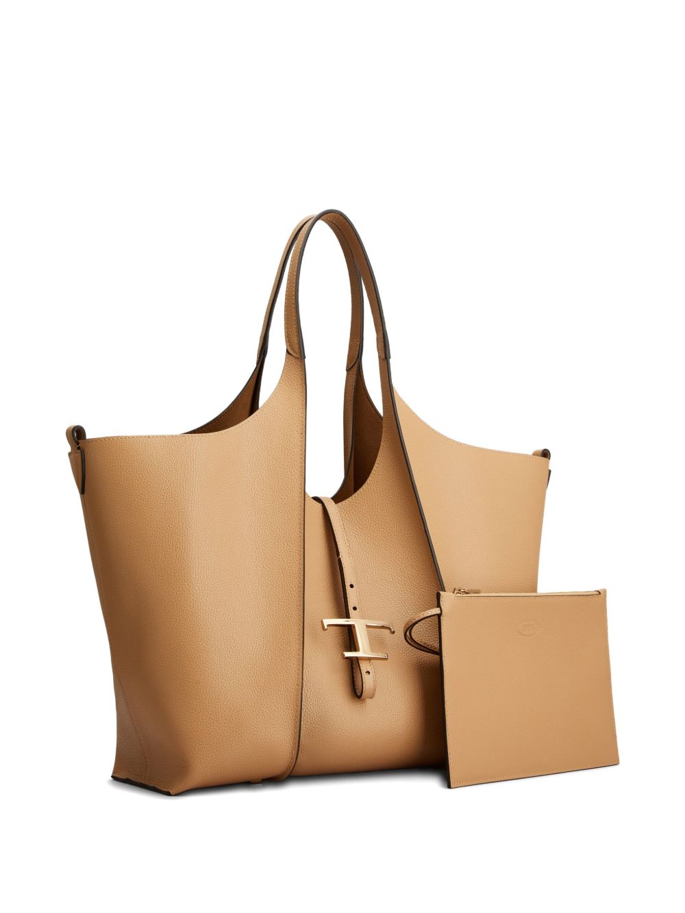 Tod's T Timeless Medium Leather Shopping Bag