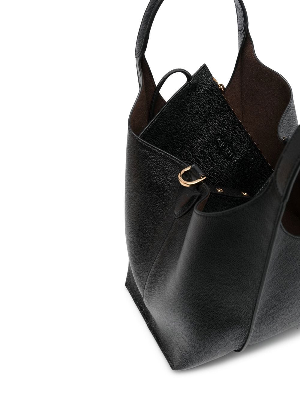 Tod's T Timeless Mini Leather Shopping Bag
