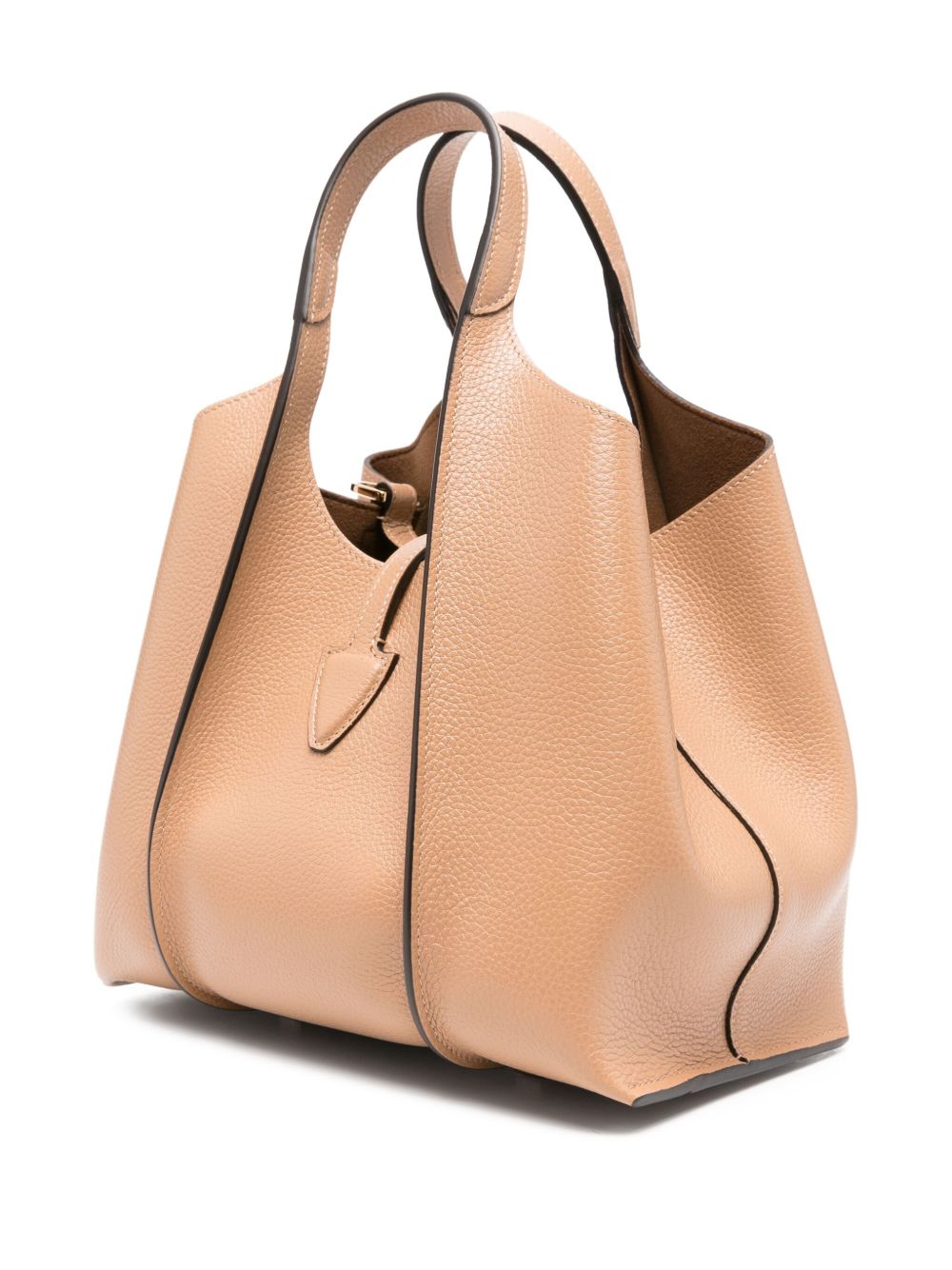 Tod's T Timeless Mini Leather Shopping Bag