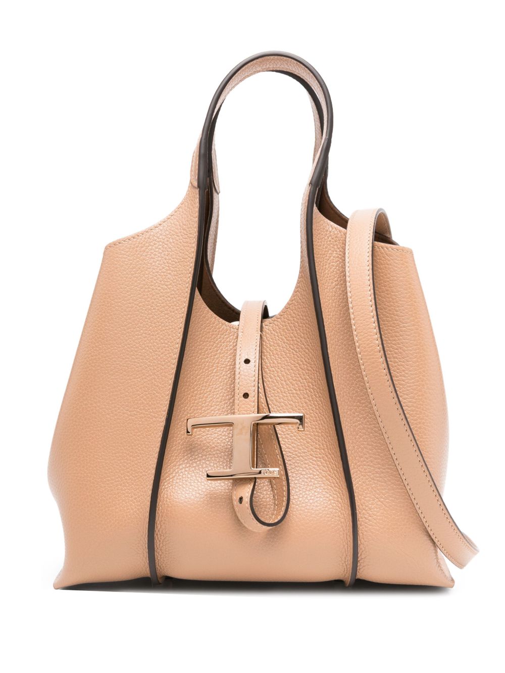 Tod's T Timeless Mini Leather Shopping Bag