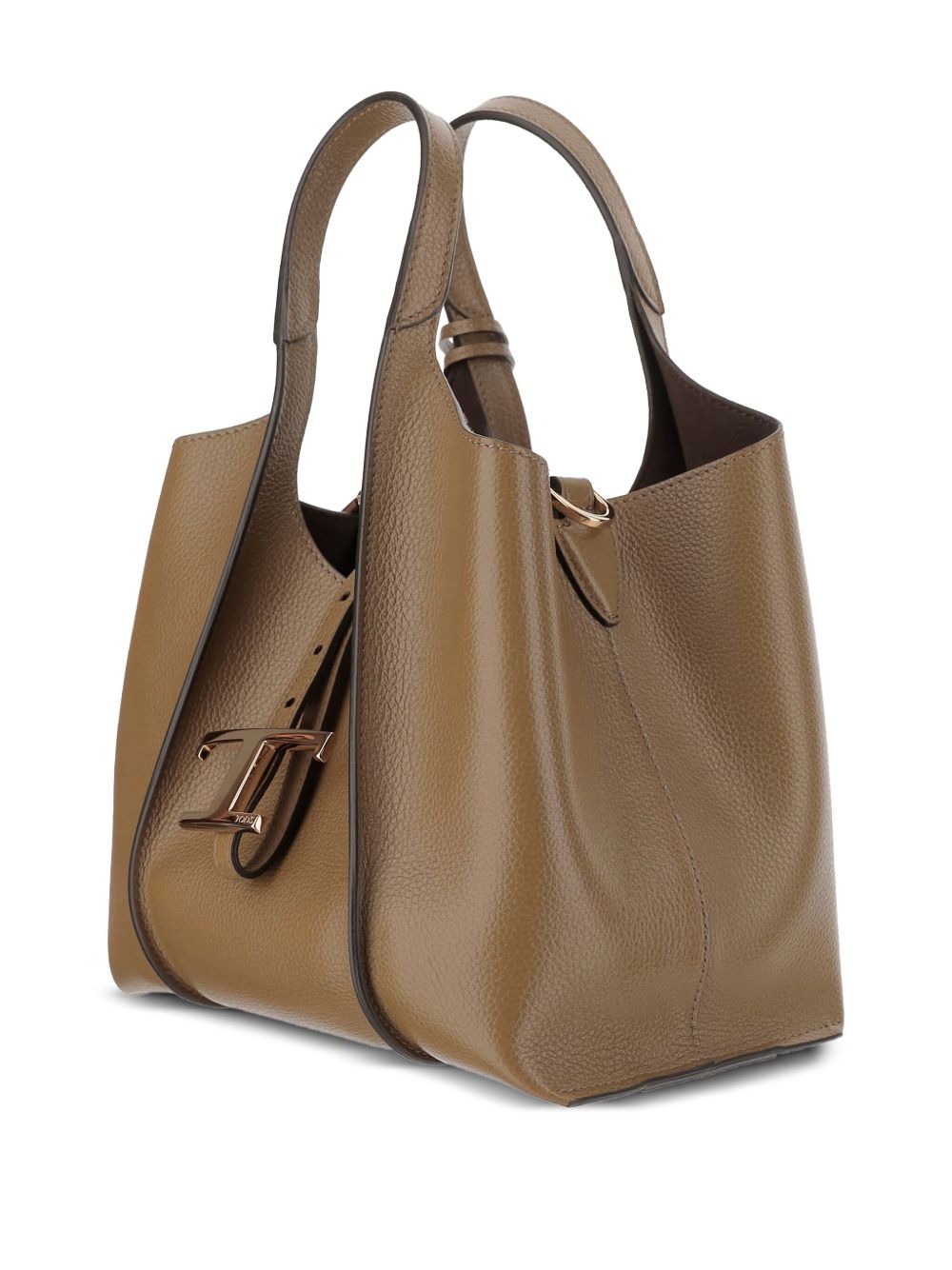 Tod's T Timeless Mini Leather Shopping Bag