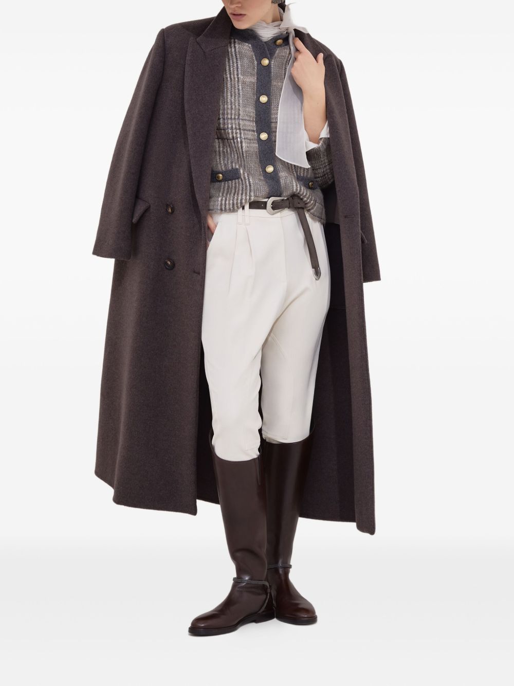 Brunello Cucinelli Pussybow silk blouse