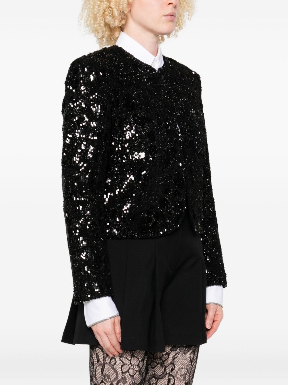 Iro V-neck Sequined jacket