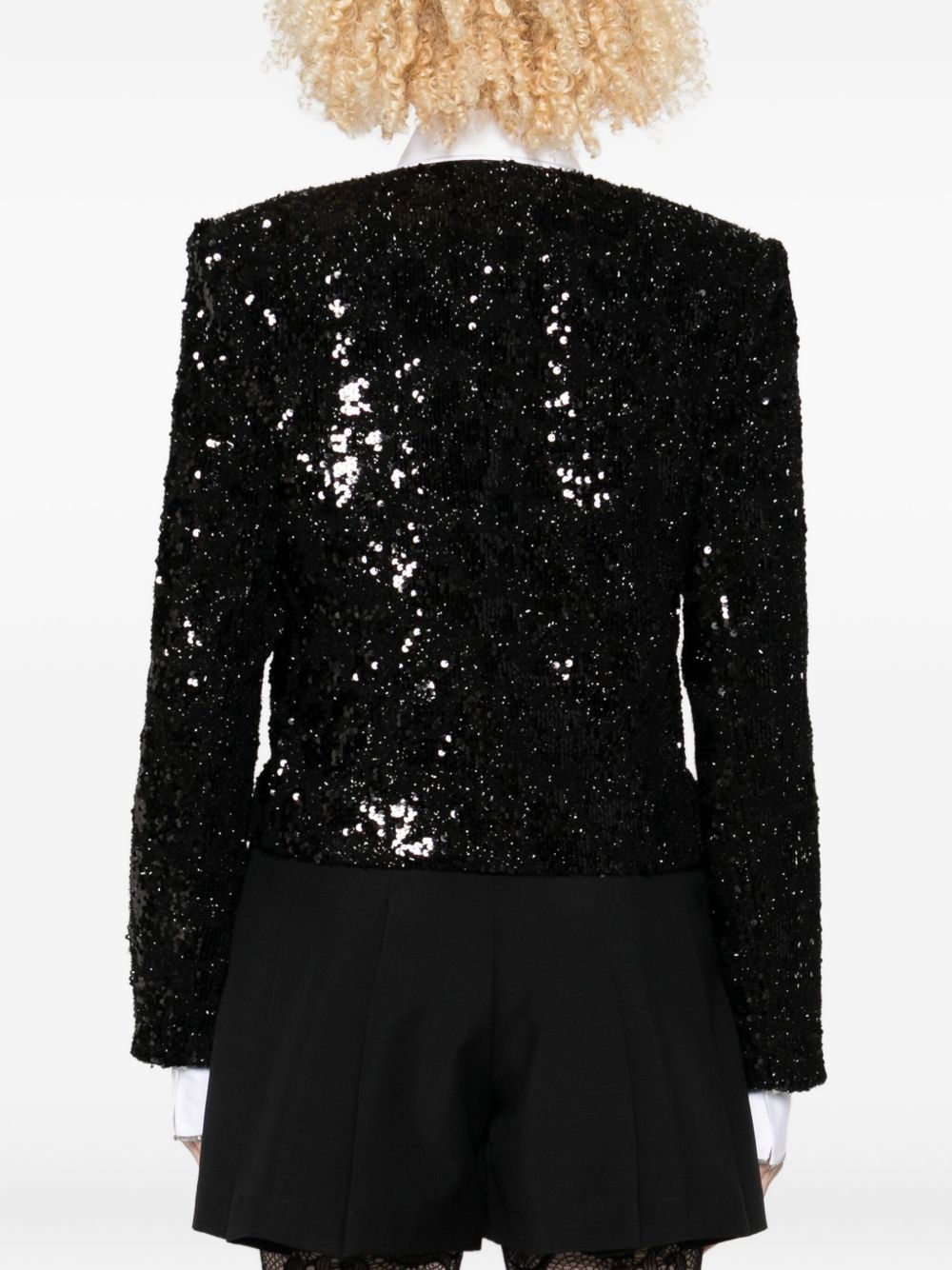 Iro V-neck Sequined jacket