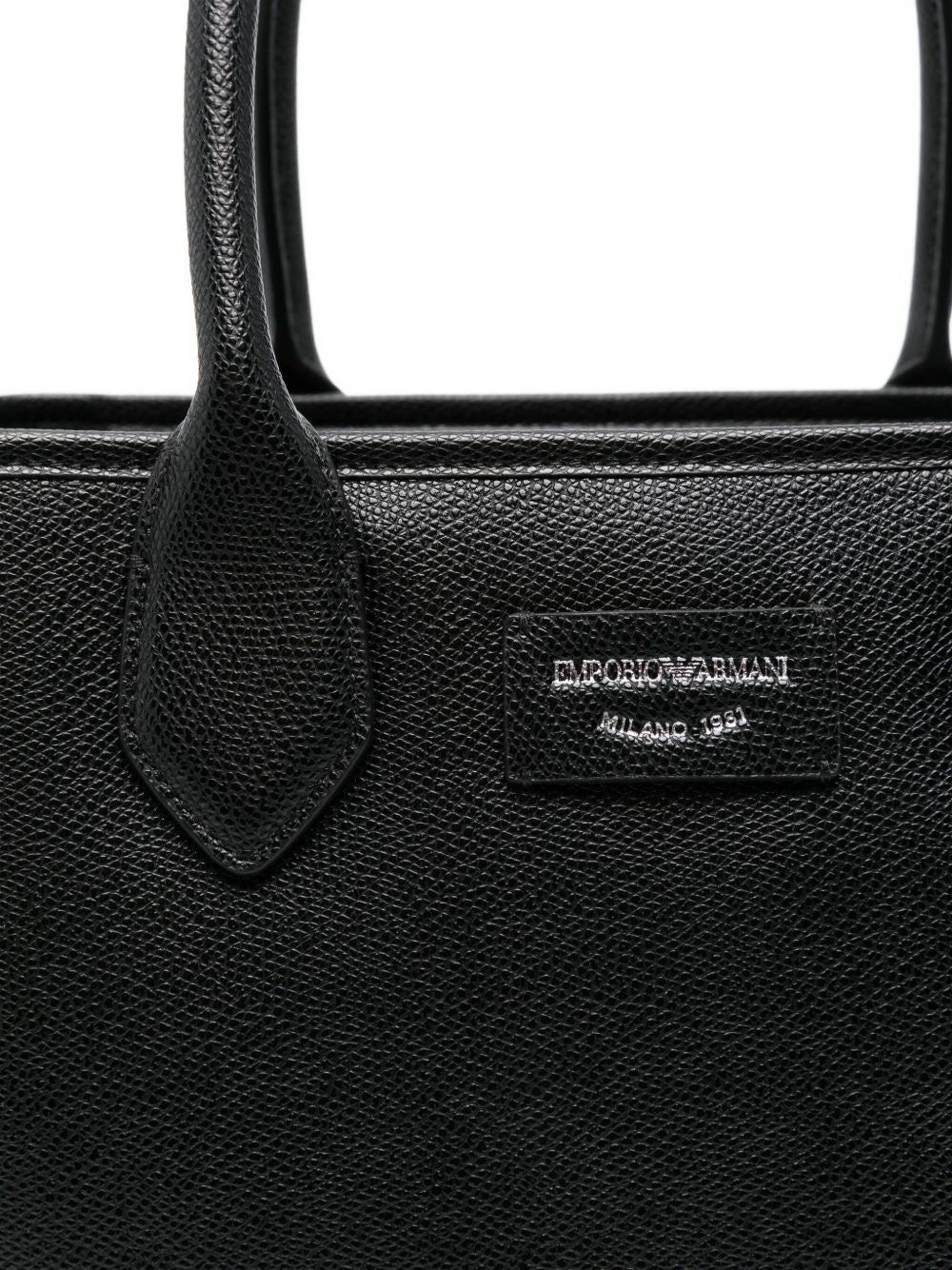 Emporio Armani Medium finish palmellato shopper