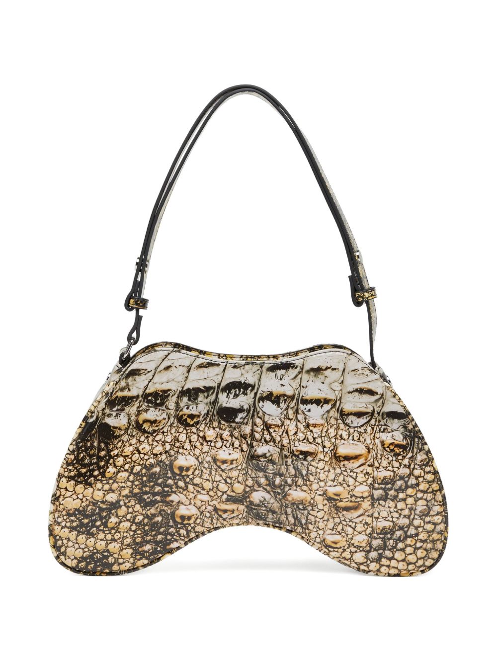 Diesel Play-Glossy shoulder bag with print