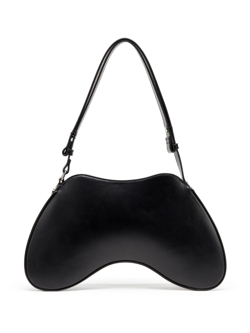Diesel Play-Semi gloss leather shoulder bag