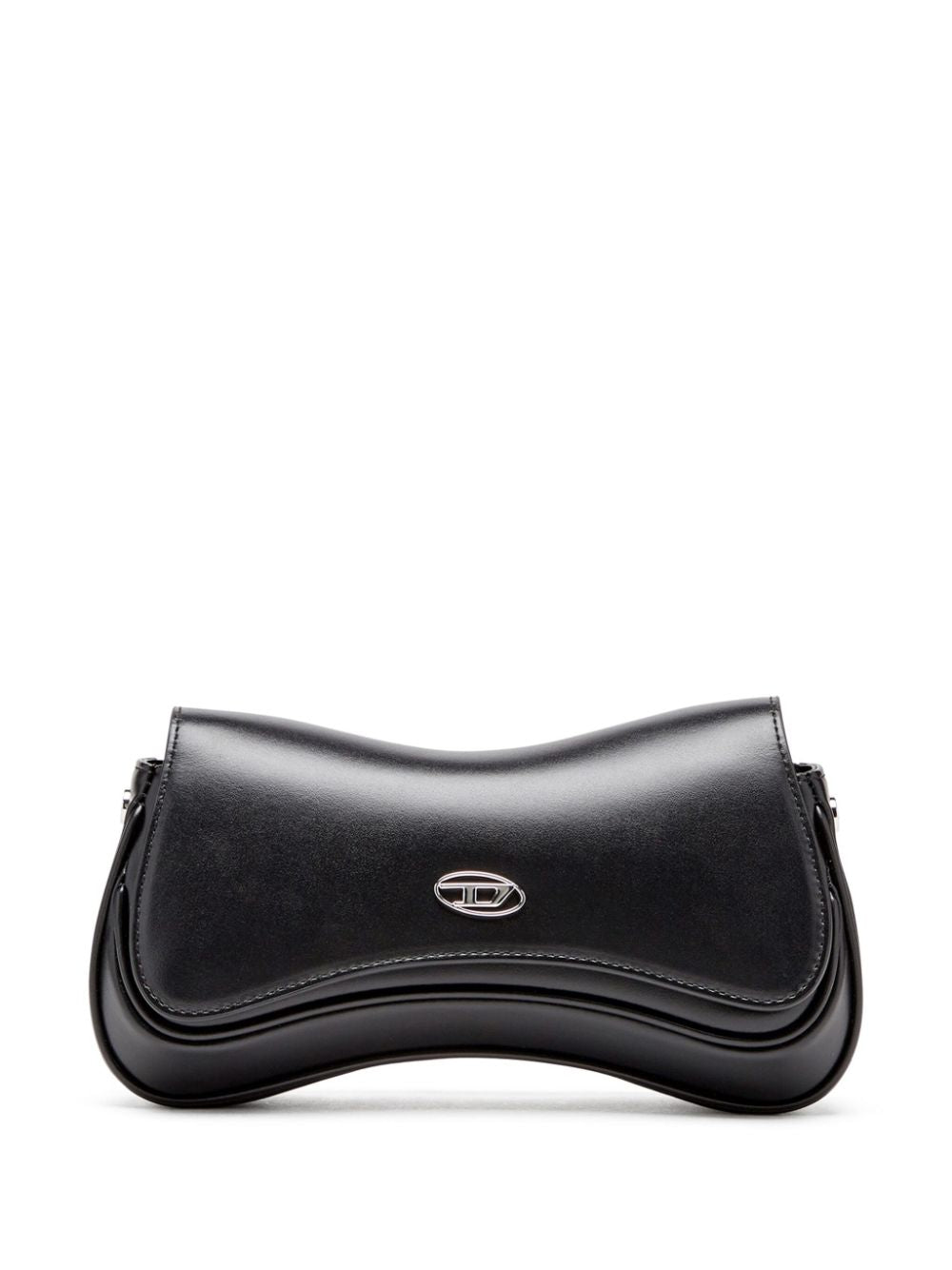 Diesel Play-Semi gloss leather clutch