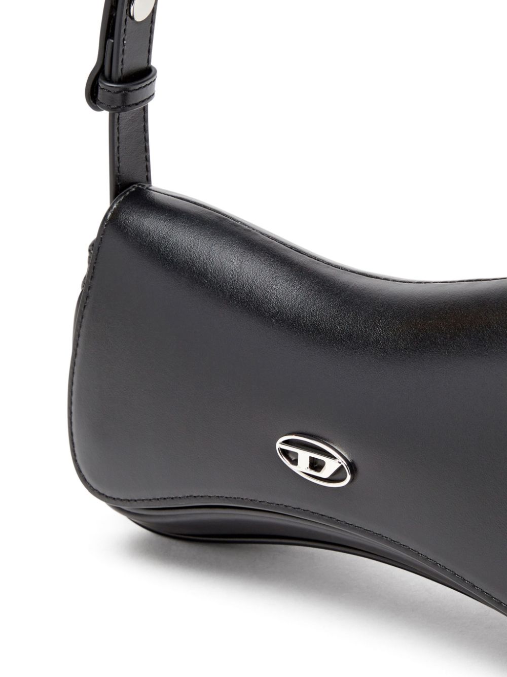 Diesel Play-Semi gloss leather clutch