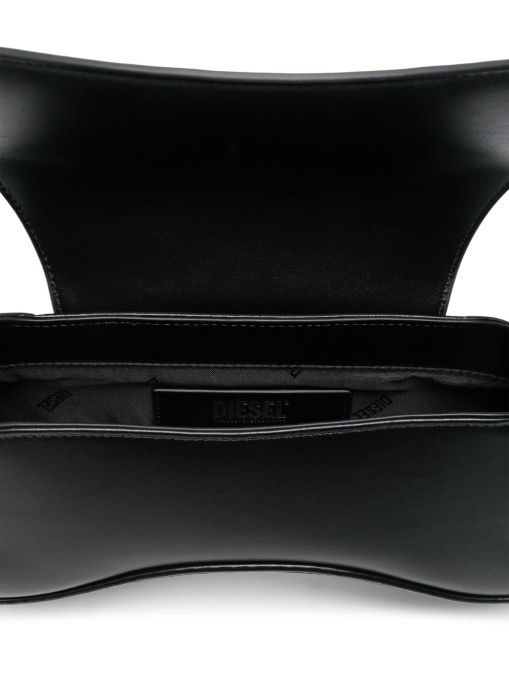 Diesel Play-Semi gloss leather clutch