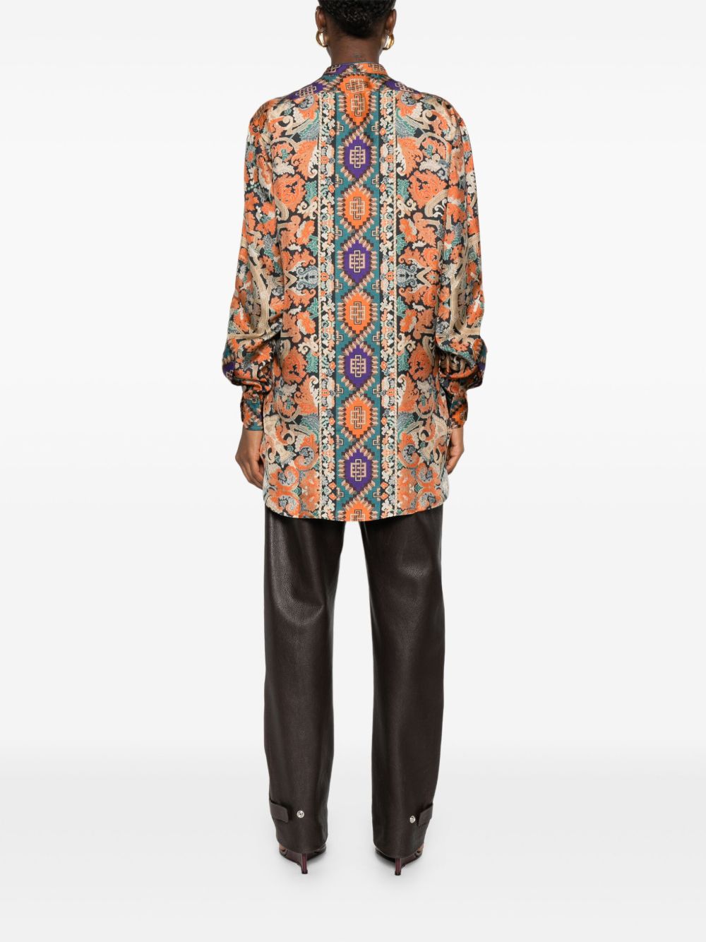 Pierre Louis Mascia Printed silk shirt