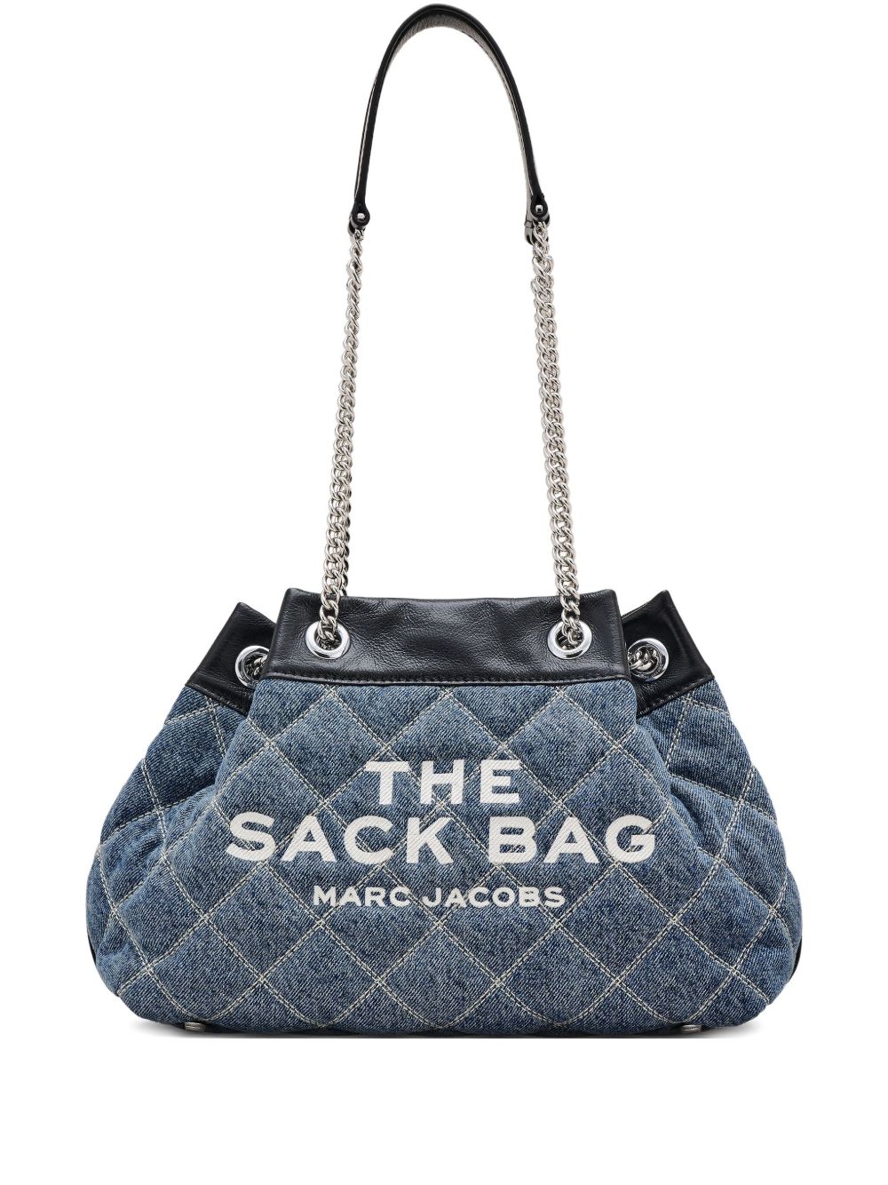 Marc Jacobs The Quilted Denim Chain Sack Bag