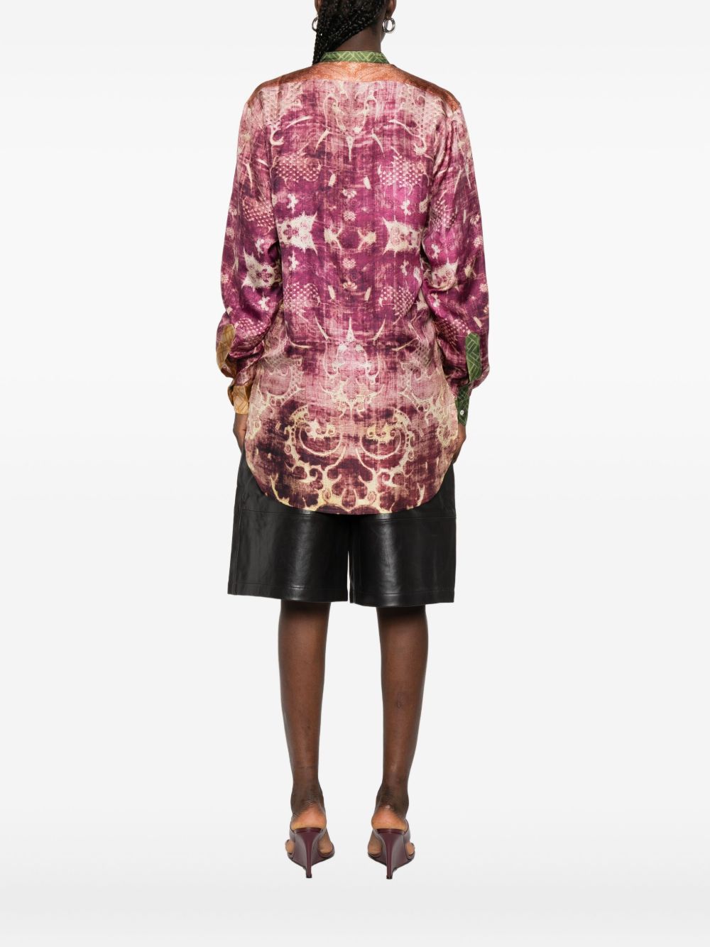 Pierre Louis Mascia Printed silk shirt