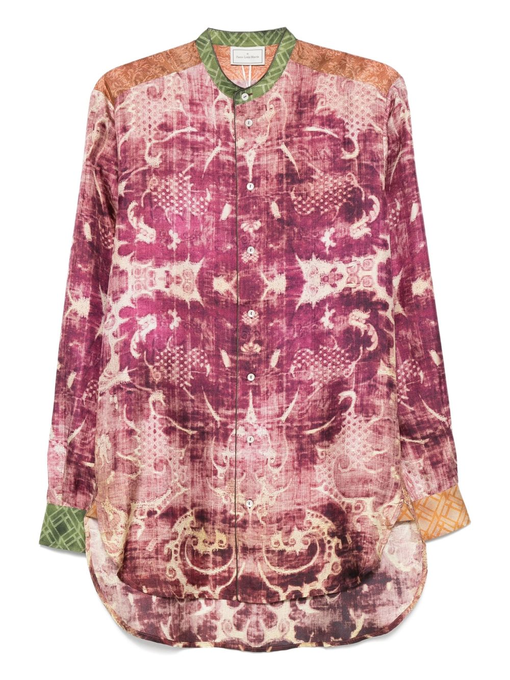 Pierre Louis Mascia Printed silk shirt