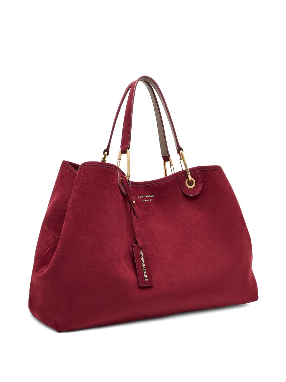 Emporio Armani Large MyEA shopper in imitation suede