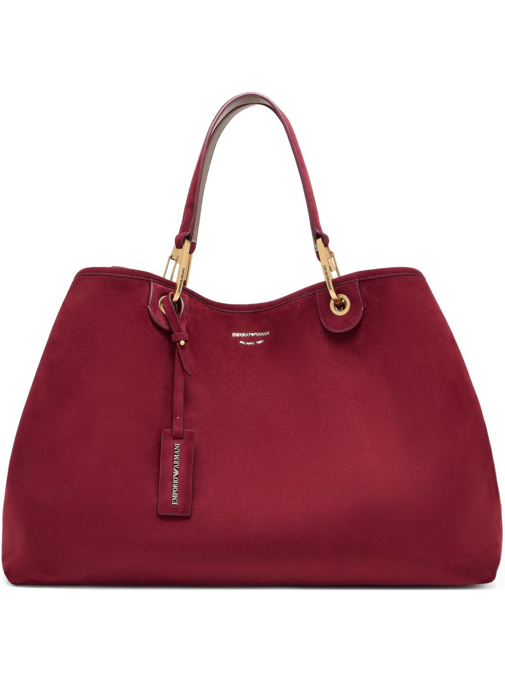 Emporio Armani Large MyEA shopper in imitation suede
