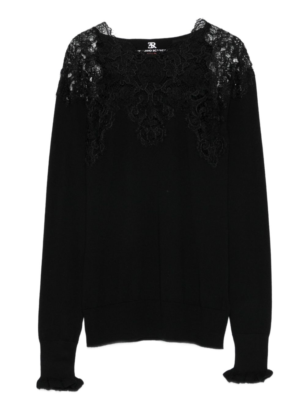 Ermanno Scervino T-shirt with lace trim