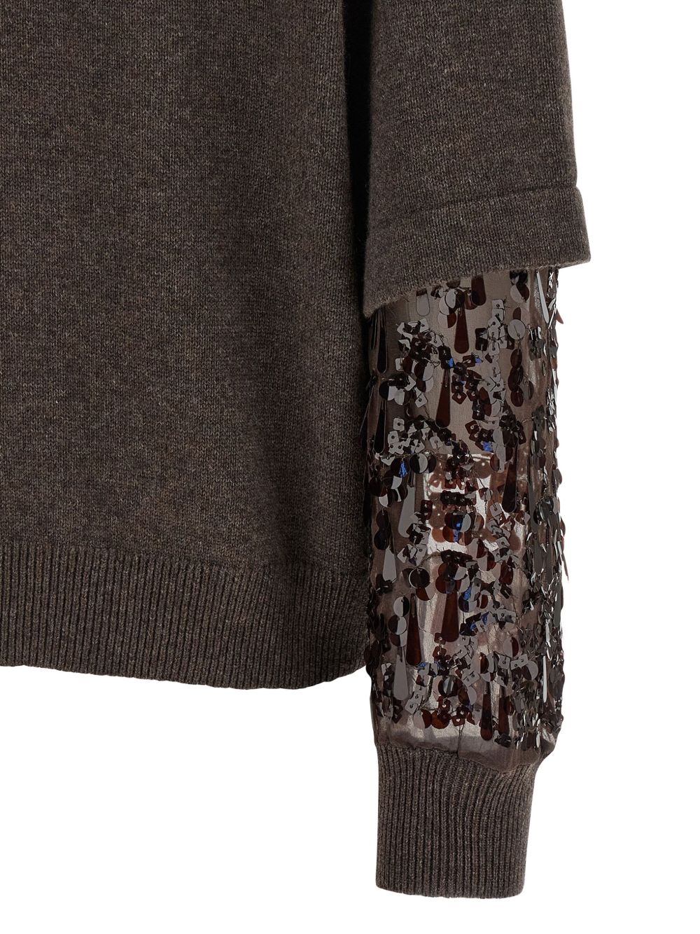 Brunello Cucinelli Sequin-embellished cashmere sweater