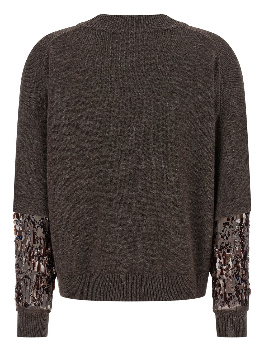 Brunello Cucinelli Sequin-embellished cashmere sweater