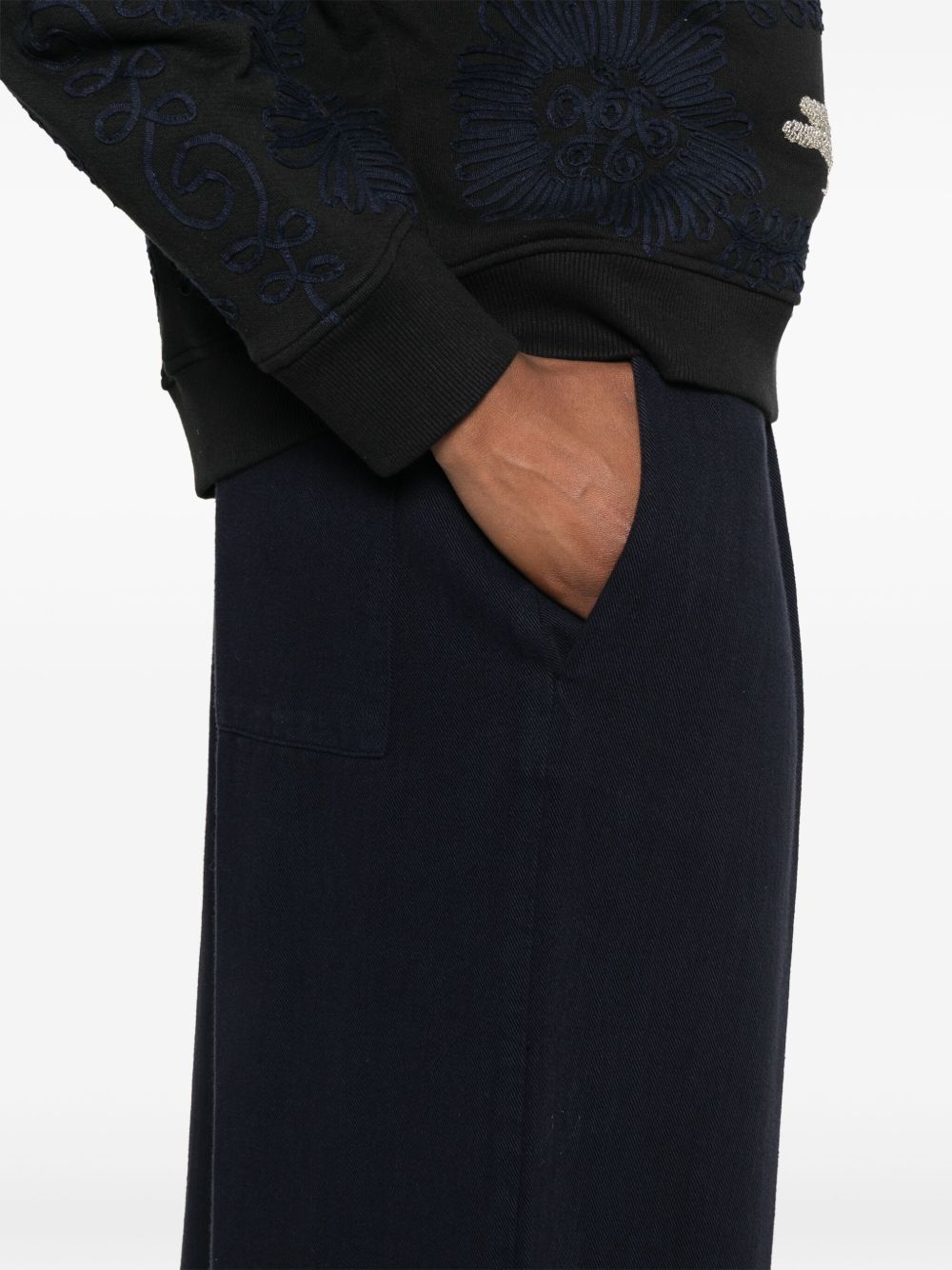 Forte Forte Trousers Blue