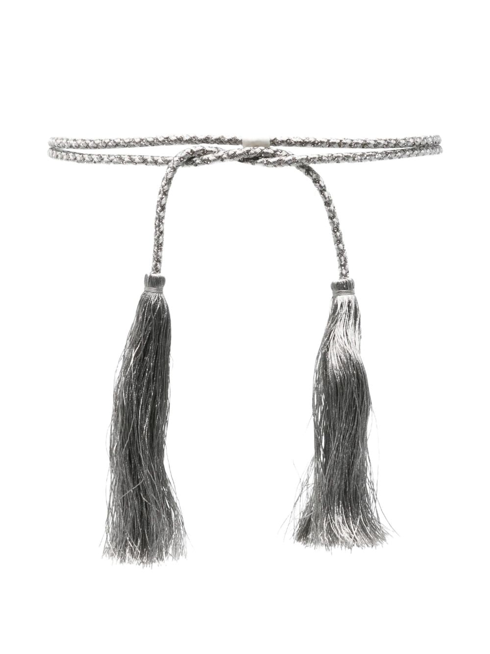 Forte Forte Crystal-embellished tassel belt