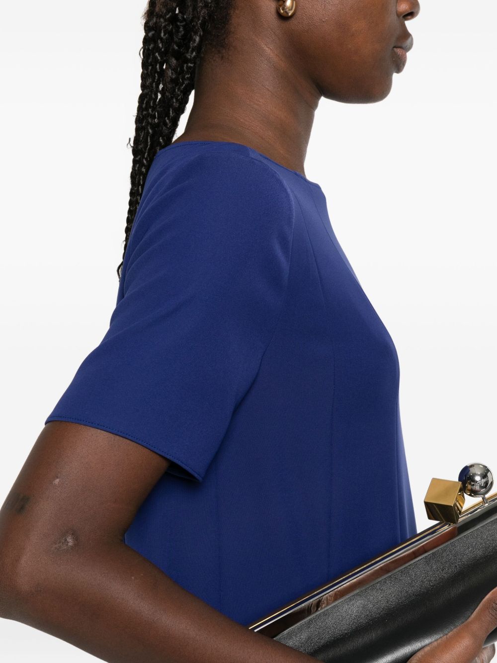 Emporio Armani Short-sleeve flared dress