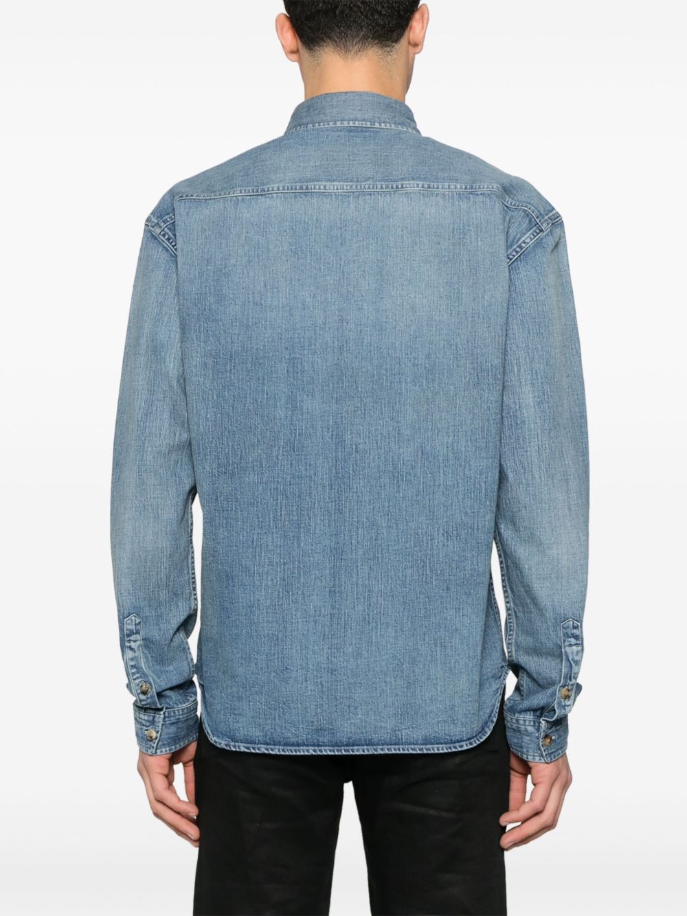 Saint Laurent Cassandre denim shirt