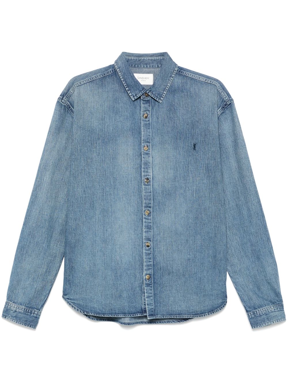 Saint Laurent Cassandre denim shirt