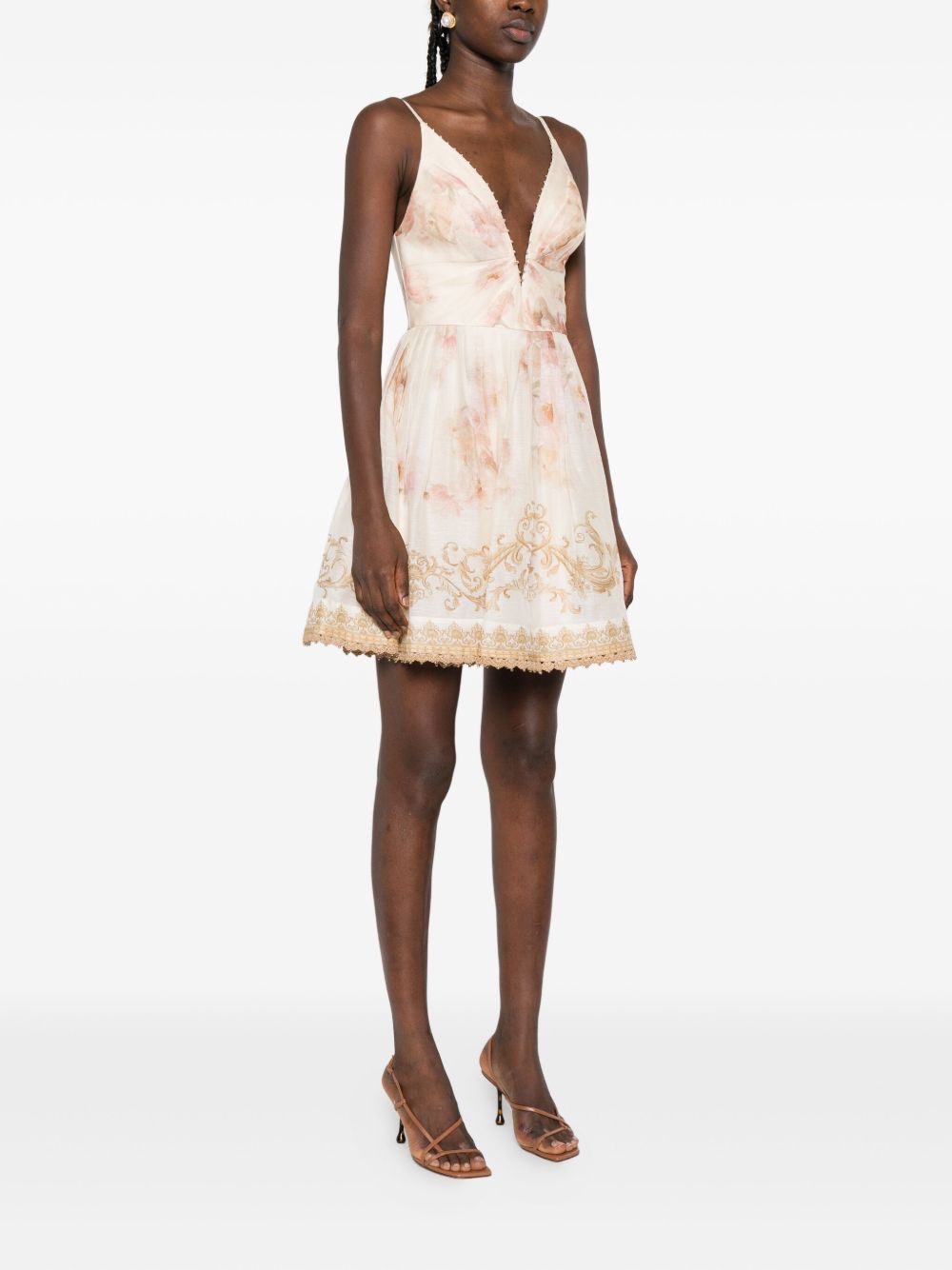 Zimmermann Hypnotic trimmed mini dress