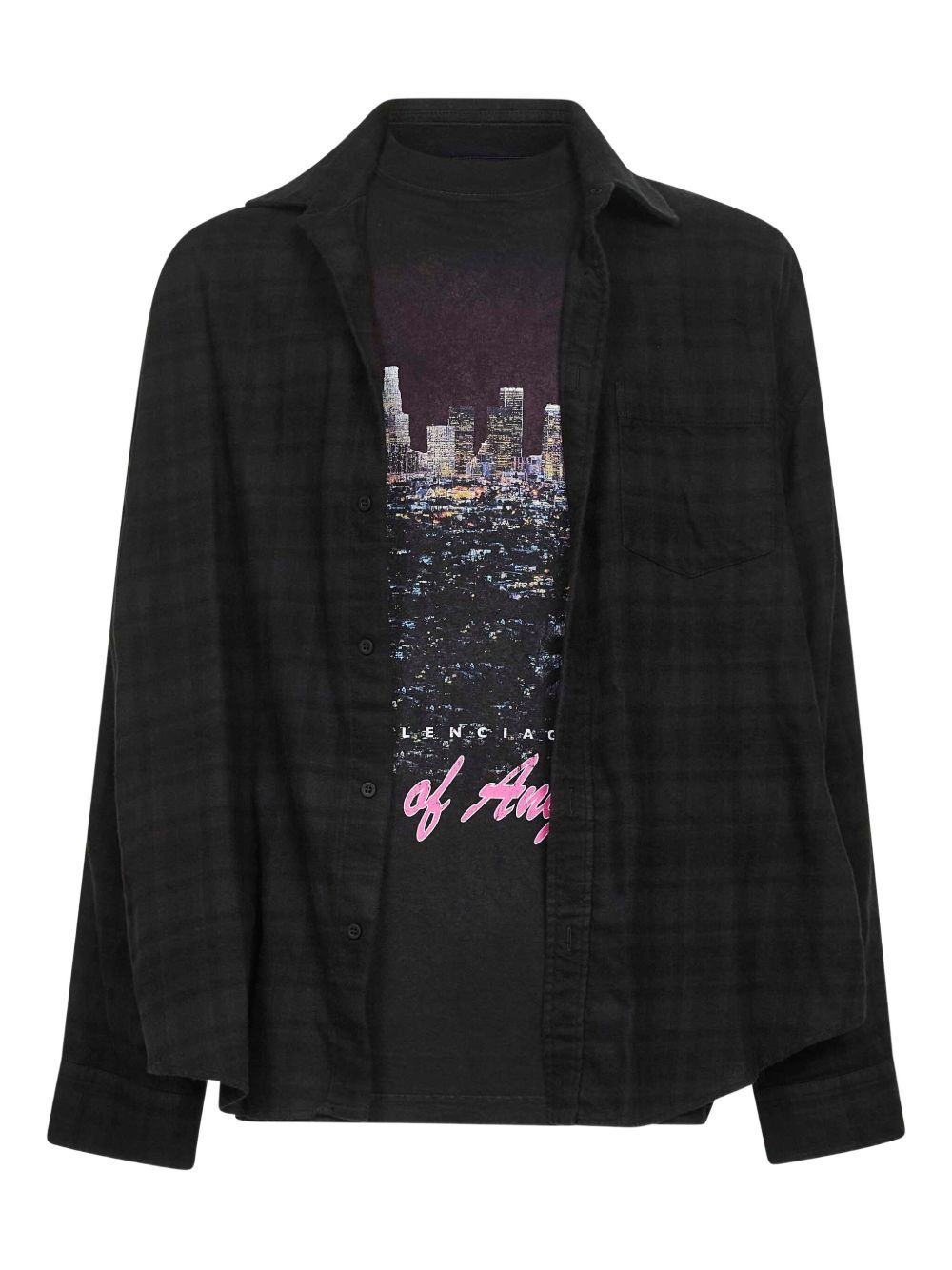 Balenciaga Layered cotton shirt