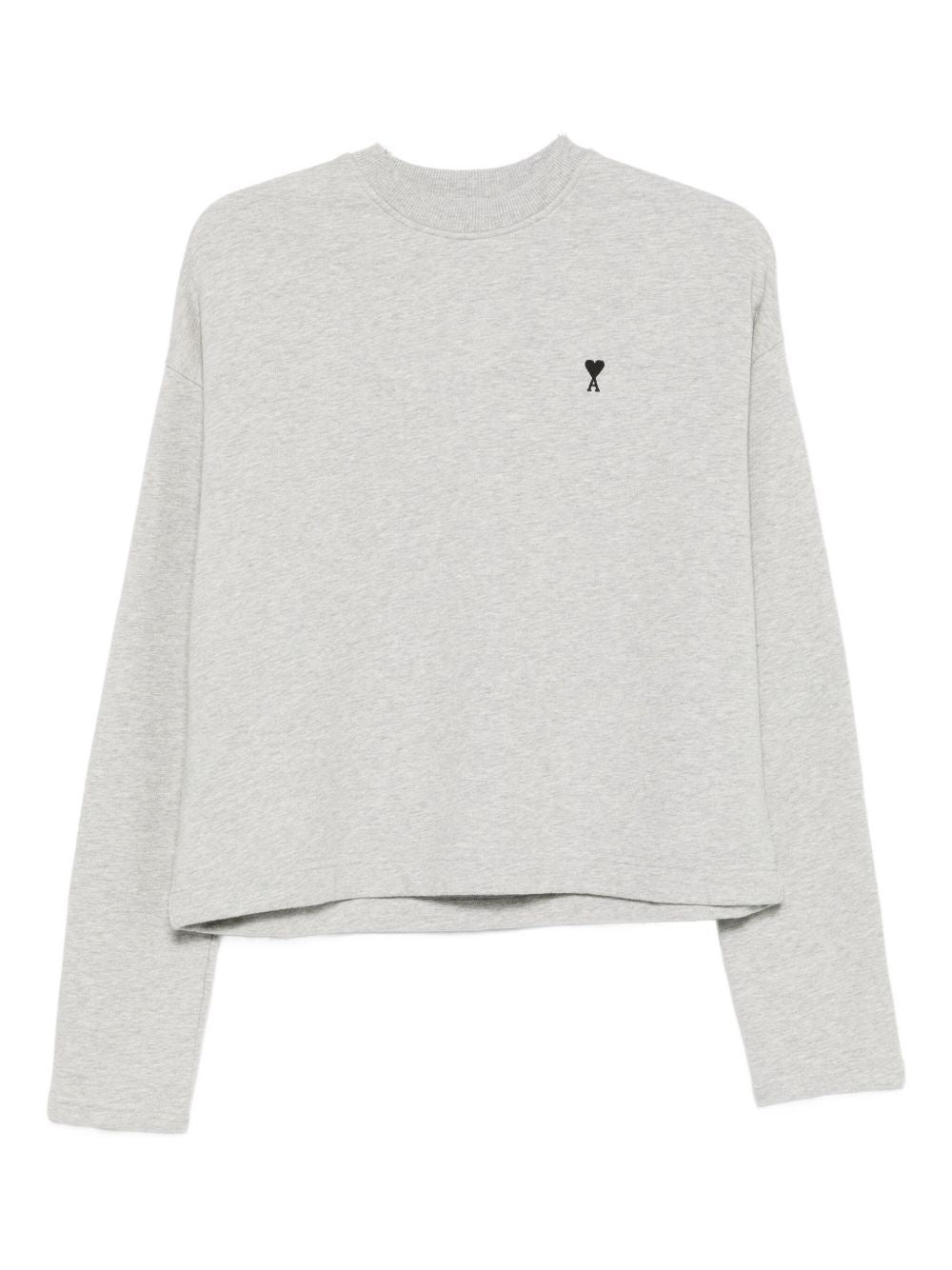 Ami Paris Sweaters Light Grey